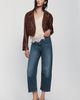 Anthropologie Citizens of Humanity Petite Palma Silk Blend Straight Leg Jeans - 1