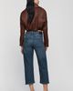Anthropologie Citizens of Humanity Petite Palma Silk Blend Straight Leg Jeans - 4