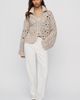 Anthropologie Claret Crosette Cotton Wool Blend Cardigan - 4