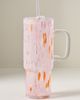 Anthropologie Confetti Glass Tumbler with Handle - 1