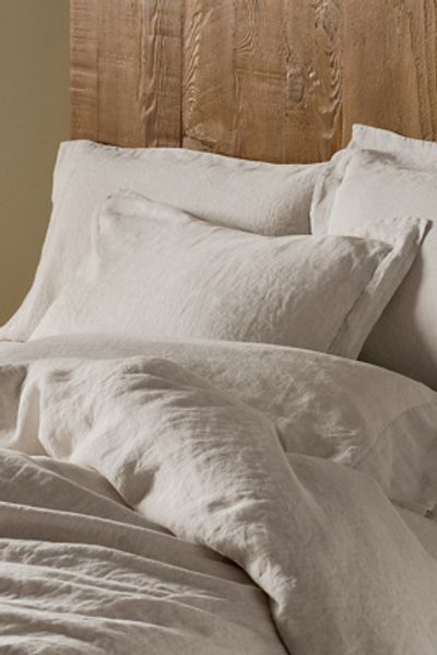 Anthropologie Coyuchi Organic Relaxed Linen Sheet Set