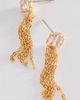 Anthropologie Crystal & Fringe Post Earrings - 1