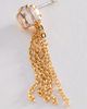 Anthropologie Crystal & Fringe Post Earrings - 2