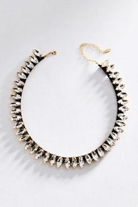 Anthropologie Crystal Choker Necklace