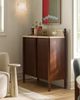 Anthropologie Dawn Marble-Top Bar Cabinet - 1