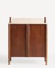 Anthropologie Dawn Marble-Top Bar Cabinet - 2