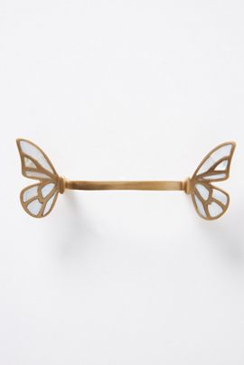 Anthropologie Delia Mother of Pearl Butterfly Handle