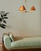 Anthropologie Delphine Rattan Chandelier - 3