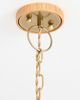 Anthropologie Delphine Rattan Chandelier - 7