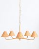 Anthropologie Delphine Rattan Chandelier - 9