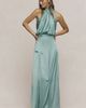 Anthropologie Deme By Gabriella Symphony Satin Maxi Dress - 1
