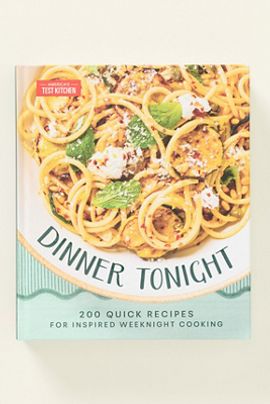 Anthropologie Dinner Tonight Hardcover Cookbook
