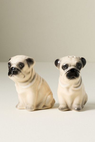 Anthropologie Dog Salt & Pepper Shakers