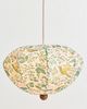 Anthropologie Dumpling Wood Semi-Flush Mount Pendant Light - 2