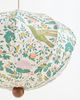 Anthropologie Dumpling Wood Semi-Flush Mount Pendant Light - 3