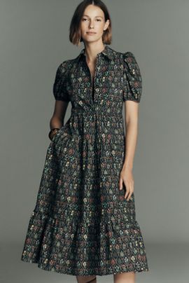 Anthropologie English Factory Floral Shirtdress