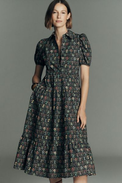 Anthropologie English Factory Floral Shirtdress