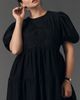 Anthropologie English Factory Short-Sleeve Sheer Midi Shirtdress - 2