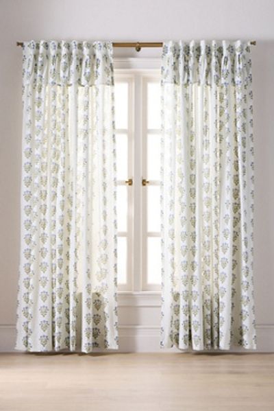 Anthropologie Eudora Cotton Printed Valence Curtain