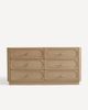 Anthropologie Evers Linen Six-Drawer Dresser - 1