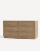 Anthropologie Evers Linen Six-Drawer Dresser - 2