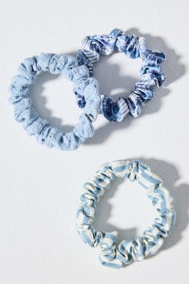 Anthropologie Everyday Scrunchies, Set of 3