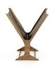 Anthropologie Feldman Leather Sling Magazine Rack - 4