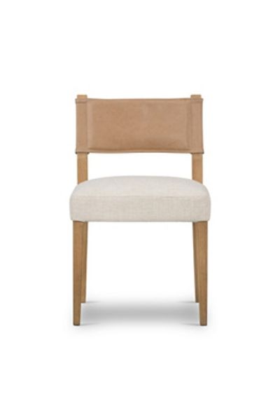 Anthropologie Ferris Performance Linen Dining Chair