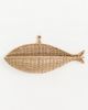 Anthropologie Fish Wicker Wall Basket - 1