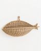 Anthropologie Fish Wicker Wall Basket - 2