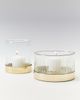 Anthropologie Fleck Fluted Glass Votives, Set of 2 - 1