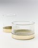 Anthropologie Fleck Fluted Glass Votives, Set of 2 - 2