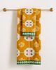 Anthropologie Flora Cotton Woven Floral Towel - 1