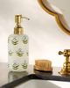 Anthropologie Flower Glass Bath Soap Pump - 1