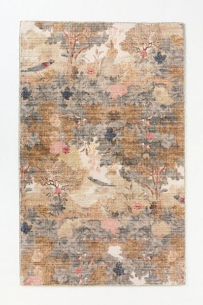 Anthropologie Francois Printed Easy-Care Rug