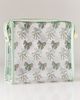 Anthropologie Frasier Sterling Clear Medium Square Makeup Bag - 1