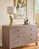 Anthropologie Hale Canvas Six-Drawer Dresser - 1