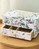 Anthropologie Hale Dual-Drawer Canvas Jewelry Box - 1