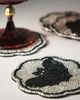 Anthropologie Halloween Beaded Coasters, Set of 4 - 2