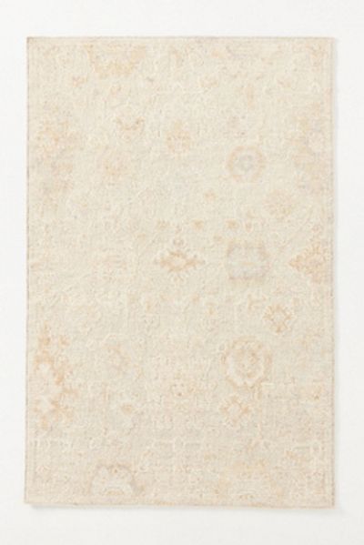 Anthropologie Hand-Knotted Wool Loper Rug