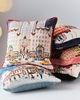 Anthropologie Holiday In The City Printed Cotton Pillow - 1