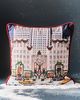 Anthropologie Holiday In The City Printed Cotton Pillow - 2