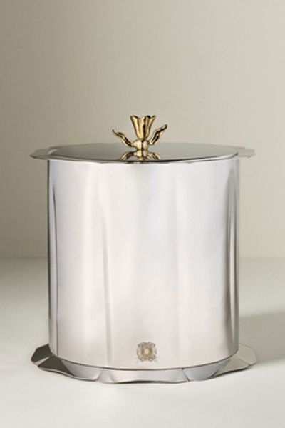 Anthropologie Hotel Bar Stainless Steel Ice Bucket