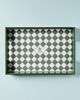 Anthropologie Hotel Lacquer Checkered Tray - 1