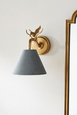 Anthropologie Icon Hummingbird Sconce Wall Light
