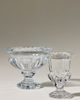 Anthropologie Iris Pressed Glass Vase - 1