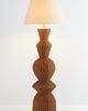 Anthropologie Jember Rattan Geometric Floor Lamp - 2
