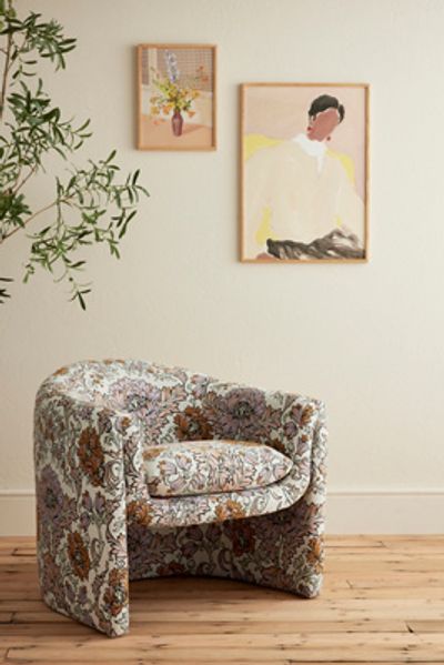 Anthropologie Jylin Woven Sculptural Chair