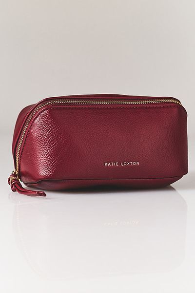 Anthropologie Katie Loxton Fold-Out Mirror Makeup Bag