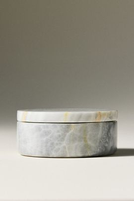 Anthropologie Laguna Blue Onyx Lidded Trinket